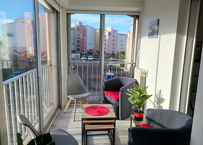 Le Cap D'agde, Port Raphael, 5 Pers, Clim, Piscine Appartamento