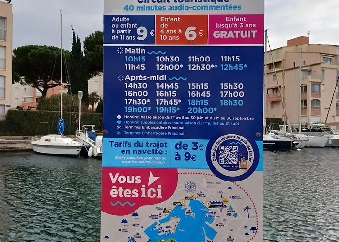 Appartamento Le Cap D'agde, Port Raphael, 5 Pers, Clim, Piscine